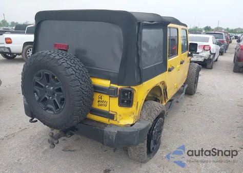 2015 Jeep Wrangler Unlimited Willys Wheeler из США, поврежденный, VIN 1C4BJWDG4FL581994